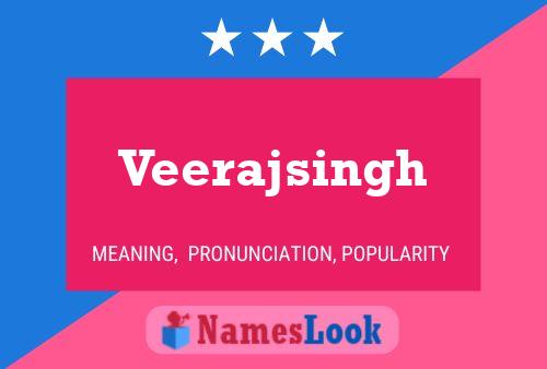 Veerajsingh Name Poster