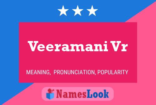 Veeramani Vr Name Poster