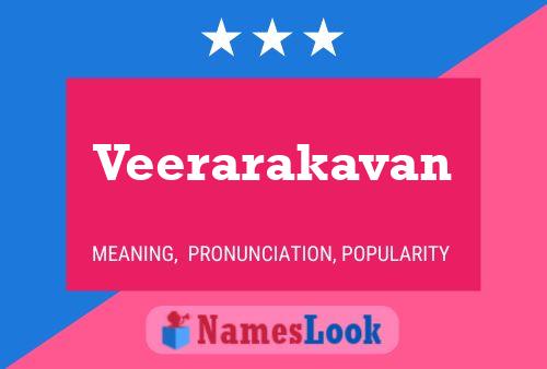 Veerarakavan Name Poster