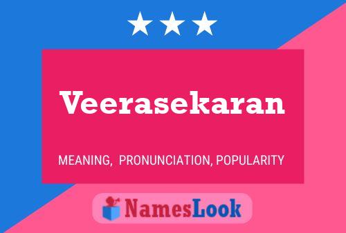 Veerasekaran Name Poster