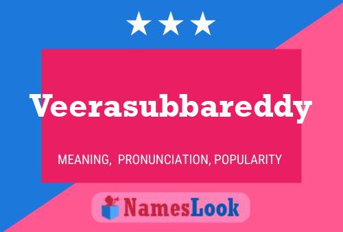 Veerasubbareddy Name Poster