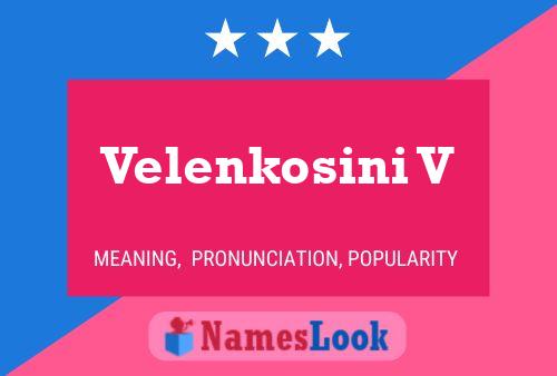 Velenkosini V Name Poster