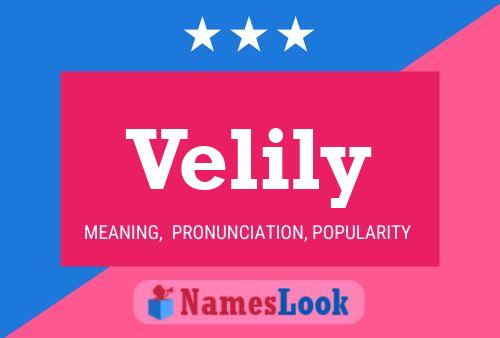 Velily Name Poster