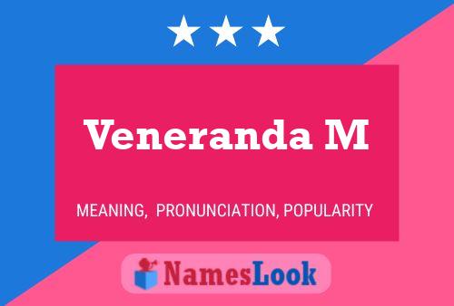 Veneranda M Name Poster