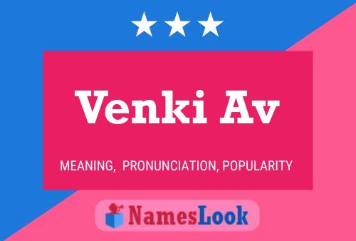 Venki Av Name Poster