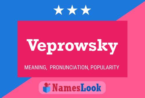 Veprowsky Name Poster