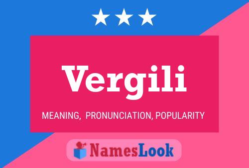 Vergili Name Poster