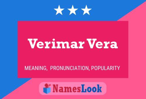 Verimar Vera Name Poster