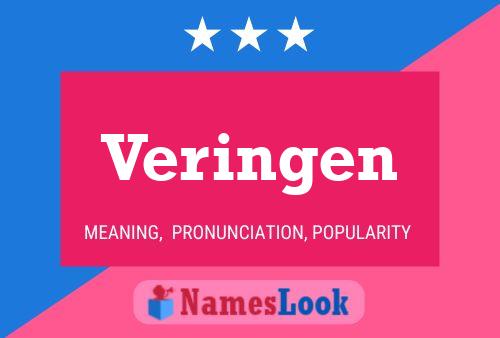 Veringen Name Poster