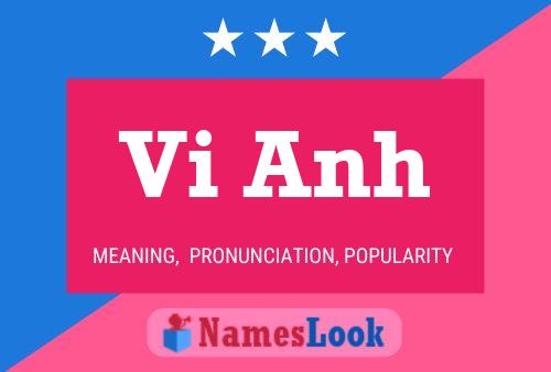 Vi Anh Name Poster