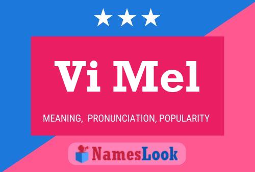 Vi Mel Name Poster