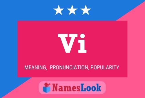 Vi Name Poster