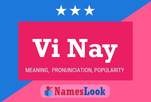 Vi Nay Name Poster