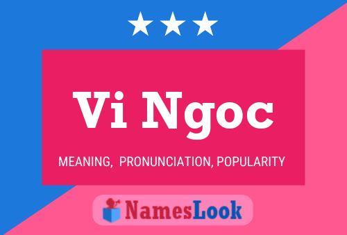 Vi Ngoc Name Poster