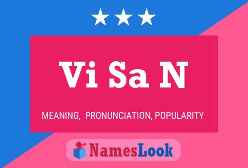 Vi Sa N Name Poster