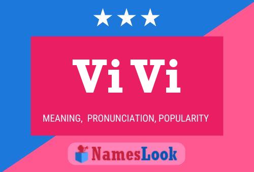 Vi Vi Name Poster