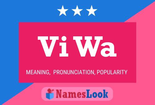 Vi Wa Name Poster