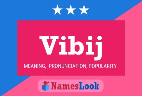 Vibij Name Poster