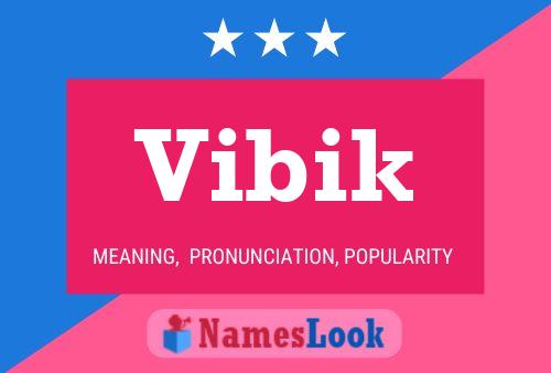 Vibik Name Poster