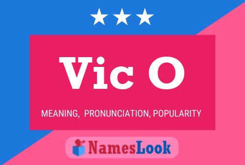 Vic O Name Poster