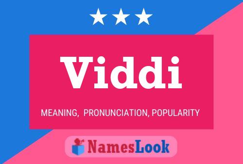 Viddi Name Poster