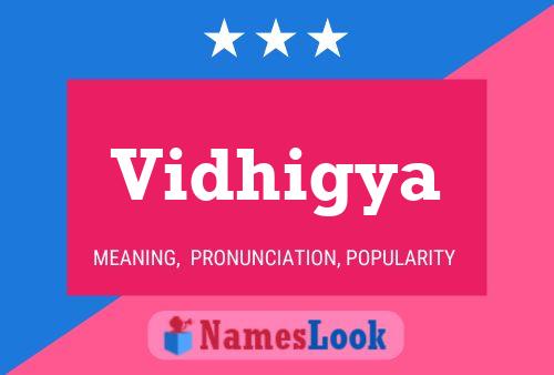 Vidhigya Name Poster