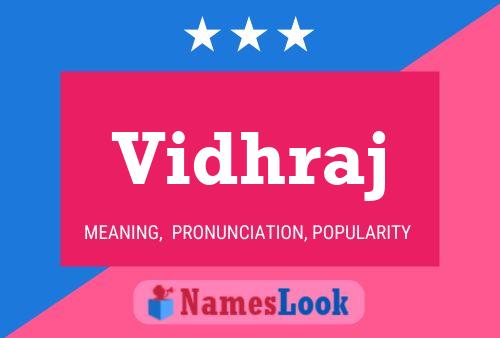 Vidhraj Name Poster