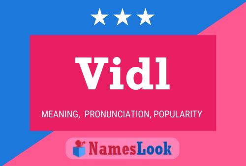 Vidl Name Poster