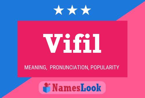 Vifil Name Poster