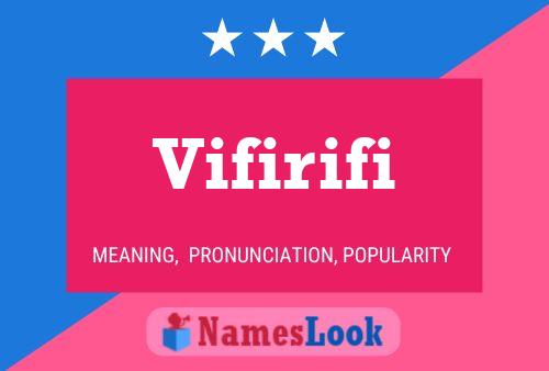 Vifirifi Name Poster