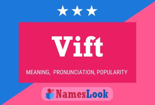 Vift Name Poster