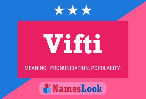 Vifti Name Poster