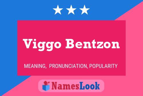 Viggo Bentzon Name Poster