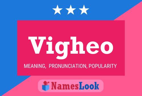 Vigheo Name Poster