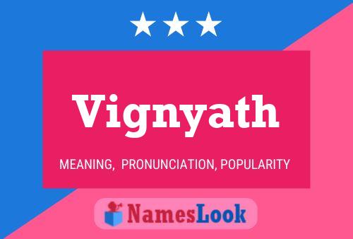 Vignyath Name Poster