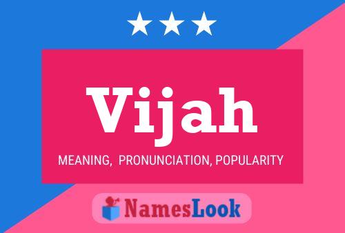 Vijah Name Poster