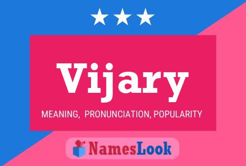 Vijary Name Poster