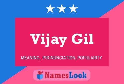 Vijay Gil Name Poster