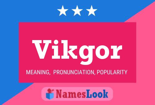 Vikgor Name Poster