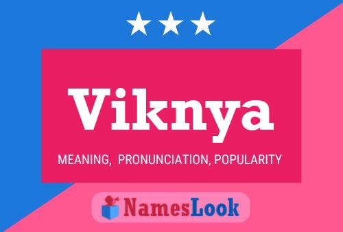 Viknya Name Poster