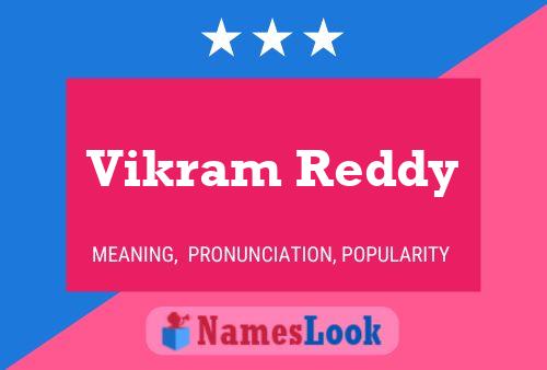 Vikram Reddy Name Poster