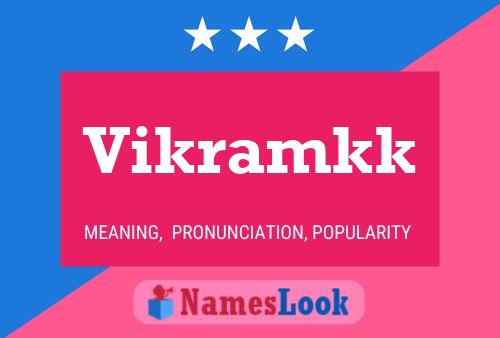 Vikramkk Name Poster