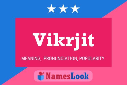 Vikrjit Name Poster