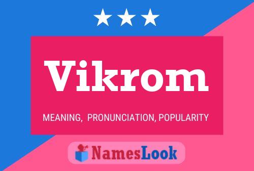 Vikrom Name Poster