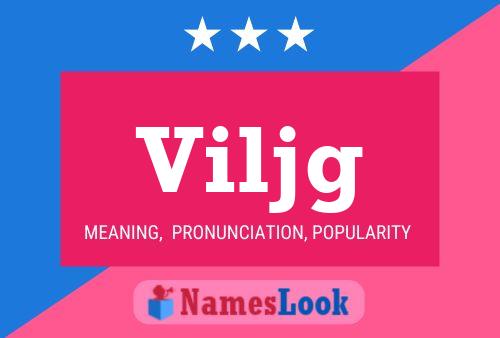 Viljg Name Poster