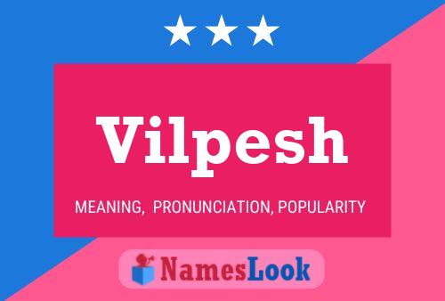 Vilpesh Name Poster