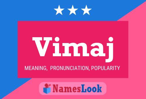 Vimaj Name Poster