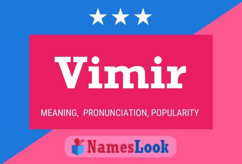 Vimir Name Poster