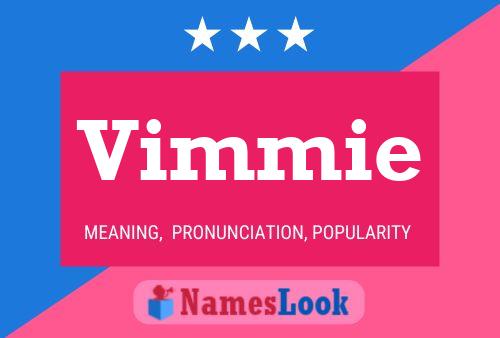 Vimmie Name Poster