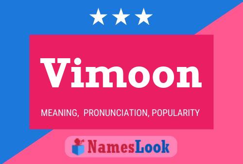 Vimoon Name Poster